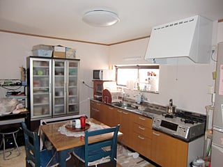 改修後のキッチン